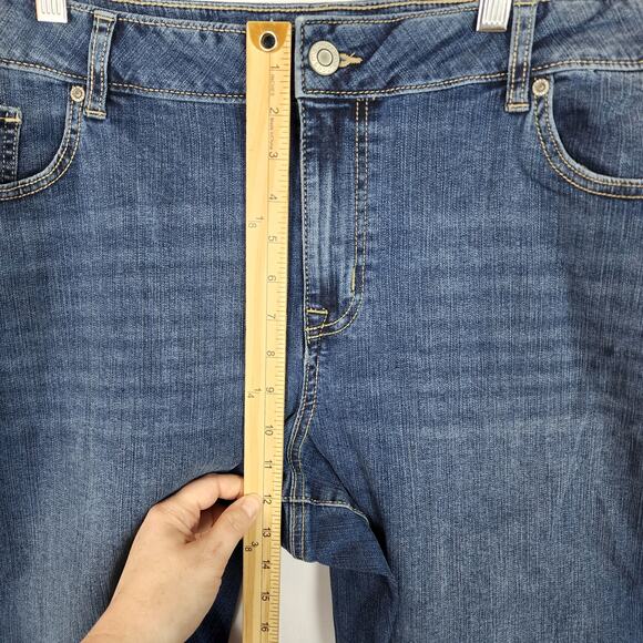 Maurices Mid Rise Skinny Jeans Womens 24W Medium Wash Stretch Ankle Classic - Picture 9 of 13